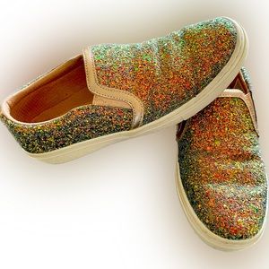 Sketchers Goldie Glitz & Bitz slip on shoes